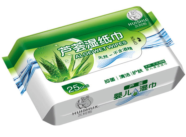 灰樹熊蘆薈濕紙巾25片