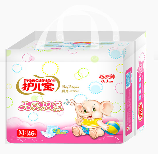 護(hù)兒寶無感超薄yinge紙尿片M碼大包