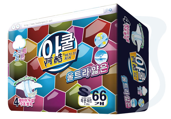 阿酷yinge紙尿褲S66片