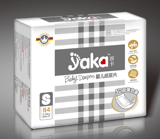 呀卡yinge紙尿片S碼84片