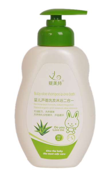 嬰美特yinge蘆薈洗發(fā)沐浴二合一250ml