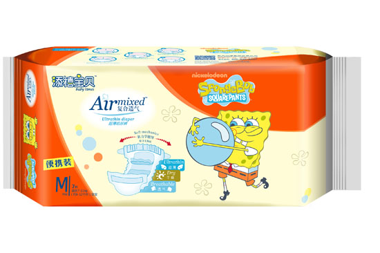 添禧寶貝復(fù)合透氣超薄紙尿褲M(mǎn)碼便攜裝