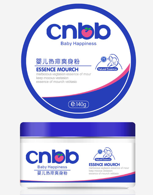 恰里寶貝yinge熱痱爽身粉140g