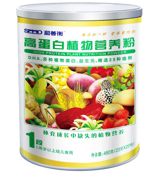 和善衡高蛋白植物營養(yǎng)粉1段460g