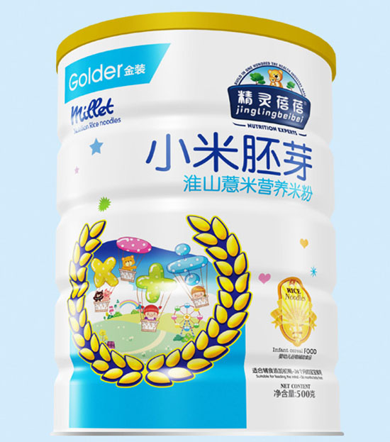 精靈蓓蓓淮山薏米小米胚芽營(yíng)養(yǎng)米粉