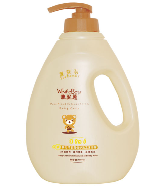 唯昵熊yinge洋甘菊倍護(hù)洗發(fā)沐浴露1000ml