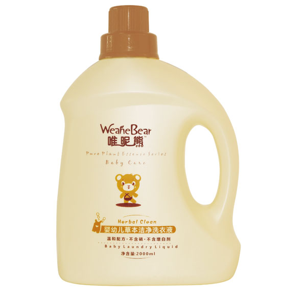 唯昵熊yinge草本潔凈洗衣液2000ml