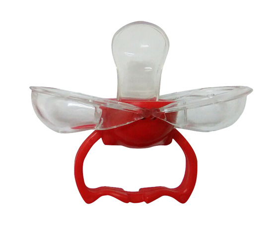 晶瑩塑膠帶玩嘴鏈自動(dòng)閉合玩嘴