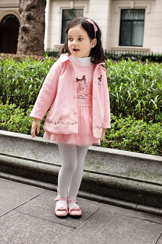 卡拉貝熊兒童套裝大碼(粉色)