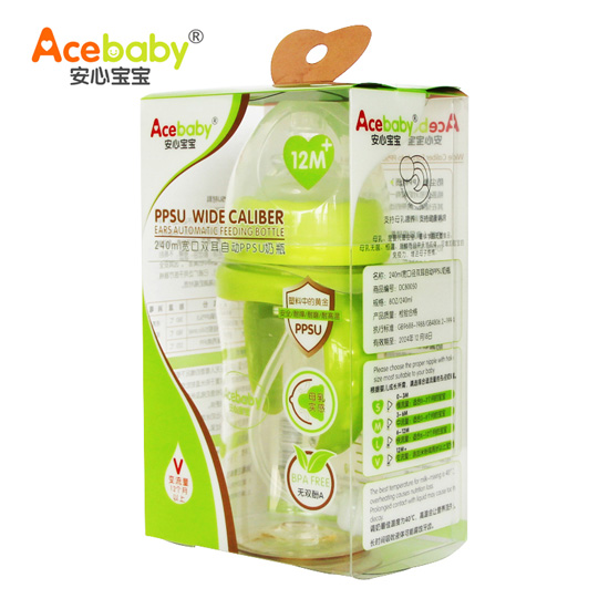 ���Č���240ml�����p���Ԅ�(d��ng)PPSU��ƿ�Gɫ���b