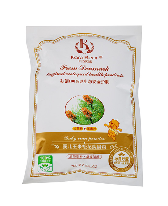 卡拉貝熊70gyinge玉米松花爽身粉