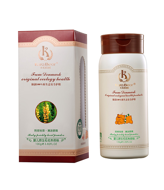 卡拉貝熊100gyinge原生松花熱痱粉