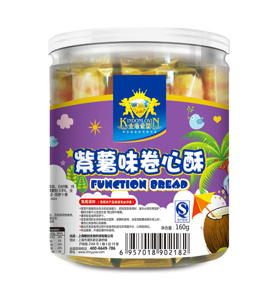 金盾愛嬰紫薯味卷心酥