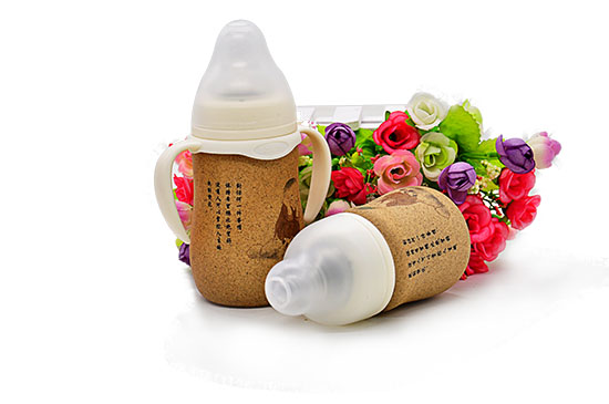 貝斯比青花瓷弧形寬口自動奶瓶大小容量