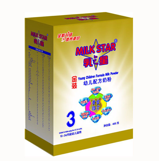 乳之星金裝yingye奶粉3段(盒裝)