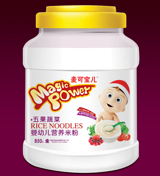 麥可寶兒五果蔬菜營養(yǎng)yingye營養(yǎng)米粉