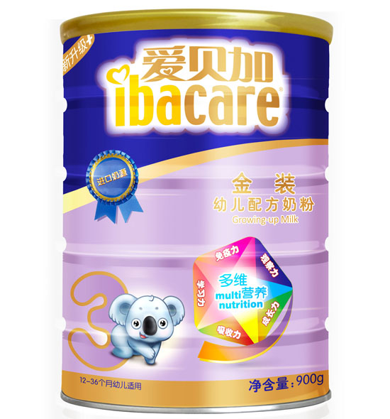 愛貝加金裝youe配方奶粉罐裝3段