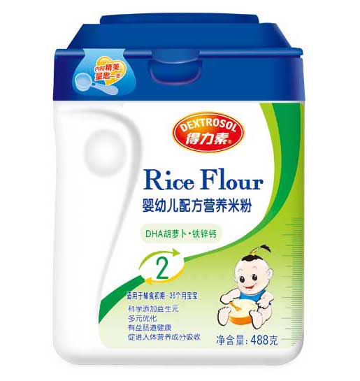 得力素DHA胡蘿卜鐵鋅鈣yingye配方營養(yǎng)米粉2段
