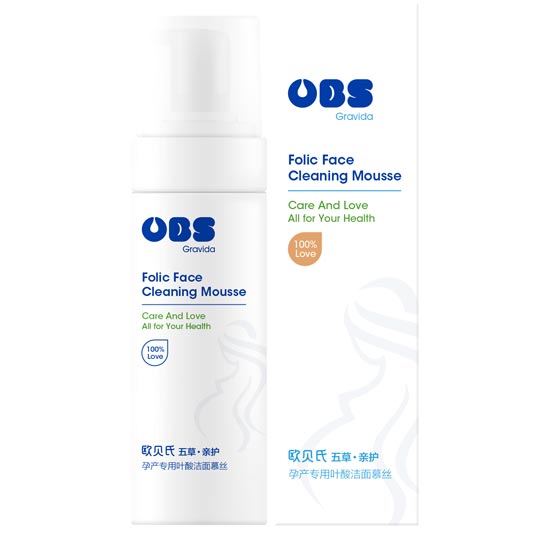 歐貝氏yunf專用葉酸潔面慕絲150ml