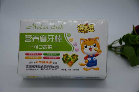 澳美琪可口蔬菜磨牙棒70克