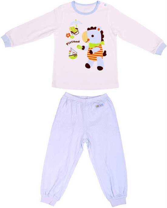 比卡諾藍(lán)白小馬yinge套裝