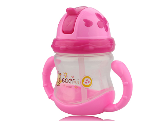 果兒滑蓋太空杯(PP彩盒)粉色