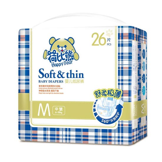荷比熊yinge紙尿褲M26片
