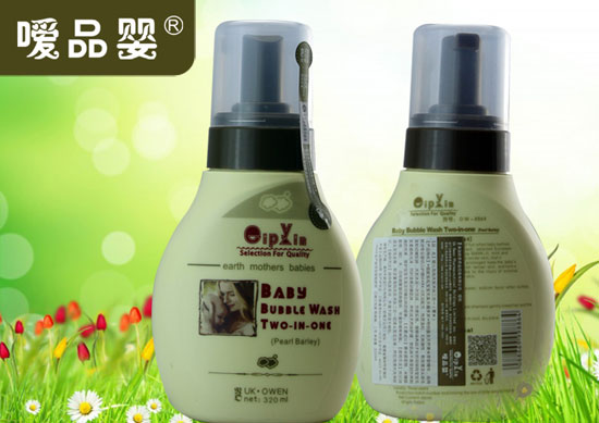 噯品嬰yinge泡泡洗發(fā)沐浴二合一(薏米)