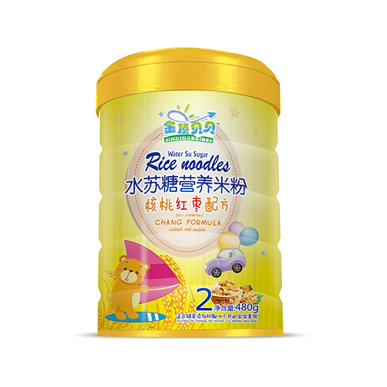金頂貝貝核桃紅棗配方水蘇糖營(yíng)養(yǎng)米粉聽(tīng)裝