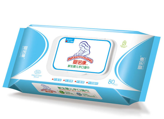 嬰諾康新生yinge手口濕巾80片