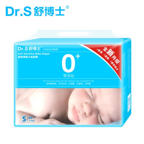 舒博士超級(jí)薄yinge紙尿褲S28片