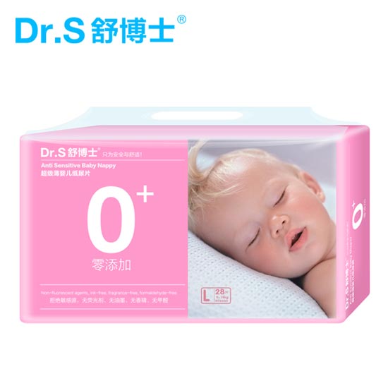 舒博士超級薄yinge紙尿片L28片