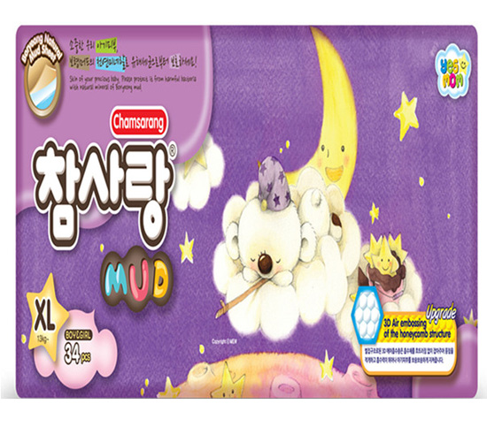 蒙愛(ài)海泥紙尿褲XL34