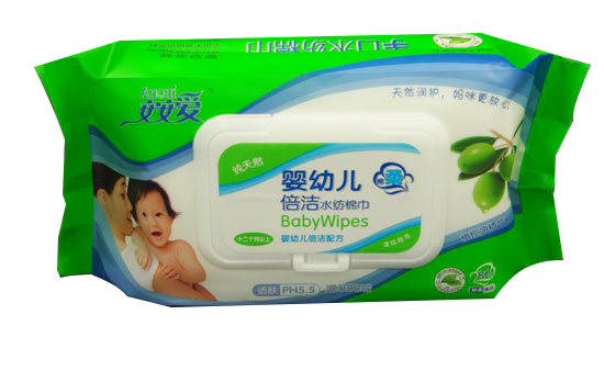 安安愛(ài)yingye倍潔水紡棉巾80片