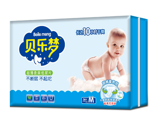貝樂(lè)夢(mèng)超薄柔爽紙尿片M碼