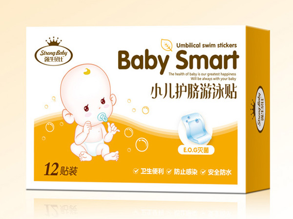 強生貝比游泳貼