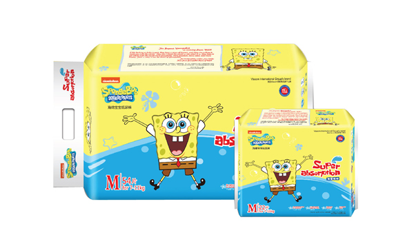 海綿寶寶海量吸收紙尿褲M碼