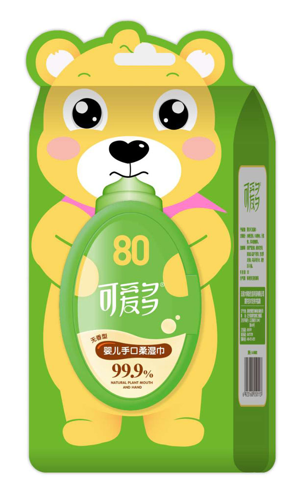 可愛多yinge手口柔濕巾無香型