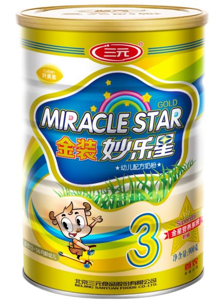 妙樂(lè)星金裝聽(tīng)裝youe奶粉3段