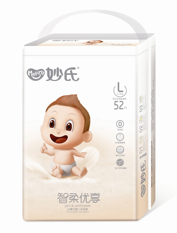 妙氏智柔優(yōu)享紙尿褲大包L