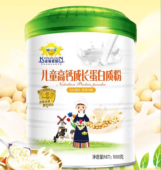 金盾愛嬰兒童高鈣成長(zhǎng)蛋白質(zhì)粉