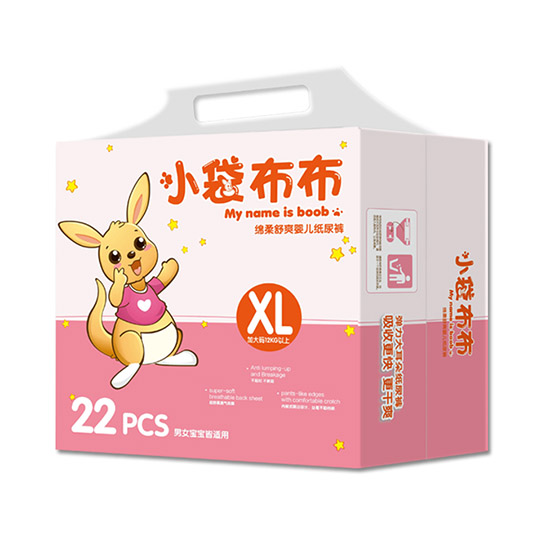 小袋布布綿柔舒爽yinge紙尿褲XL22片