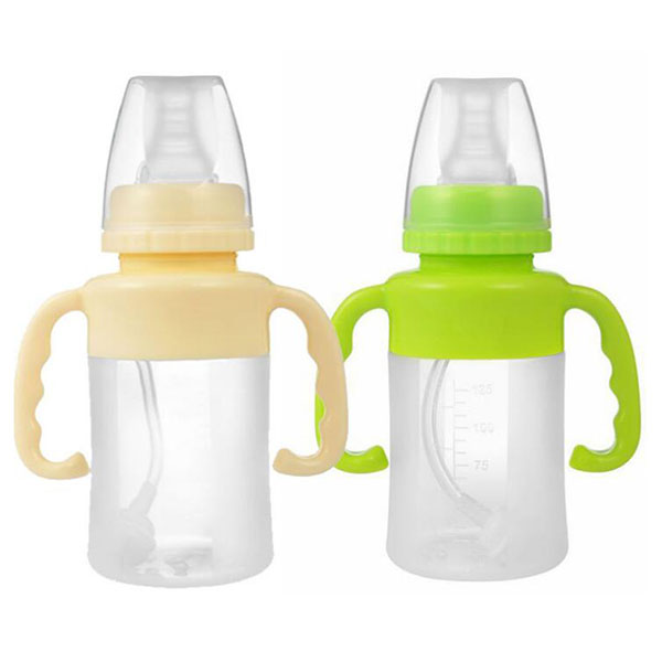 轉(zhuǎn)轉(zhuǎn)熊高級有柄自動硅膠奶瓶125ml