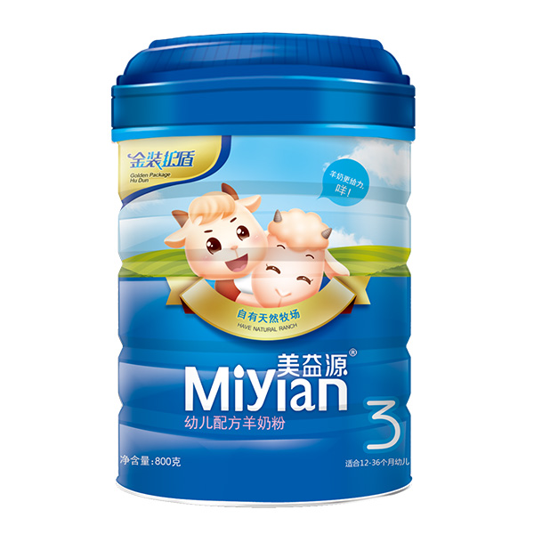 美益源金裝護盾youe配方羊奶粉3段罐裝