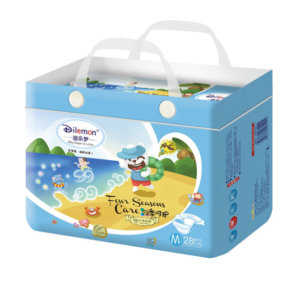 迪樂夢(mèng)纖柔舒爽yinge紙尿褲中包M28