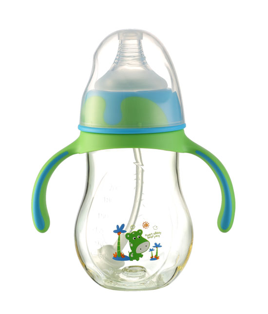 優(yōu)嘻噯黃金PA奶瓶200ml綠色