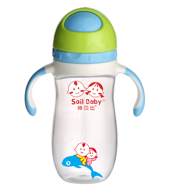 帥貝比水壺藍綠色