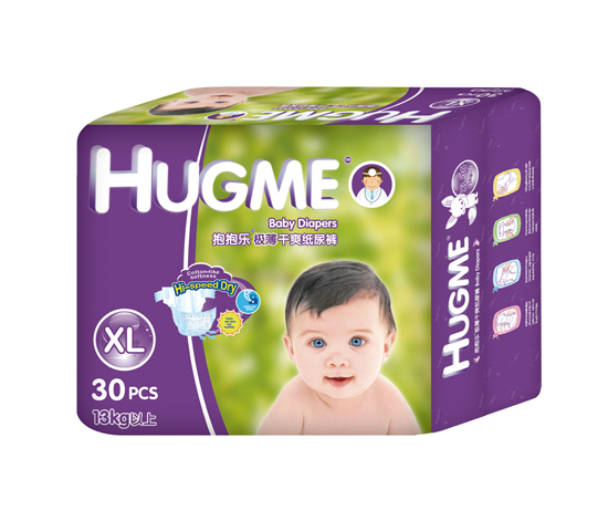 抱抱樂極薄干爽紙尿褲XL碼30片