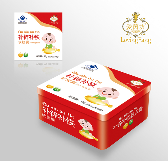 愛(ài)茵坊補(bǔ)鋅補(bǔ)鐵軟膠囊