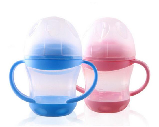 愛嬰寶母嬰用品 yingye軟嘴水杯 兒童鴨嘴式學(xué)飲杯160ml